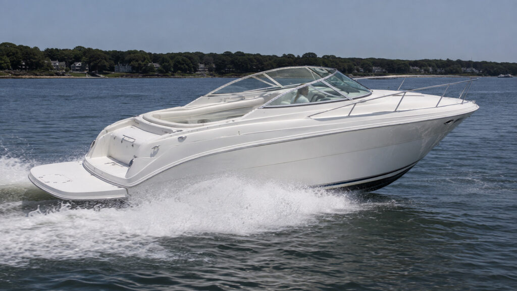 sea ray 250 weekender running hero 01