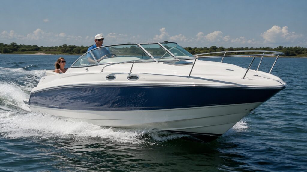 sea ray 260 express cruiser running hero 01