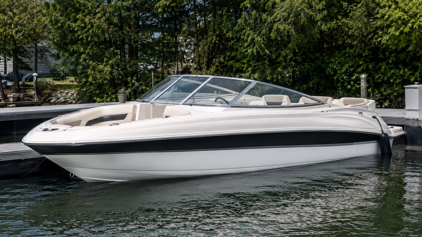 sea ray 260 select dockside profile 06