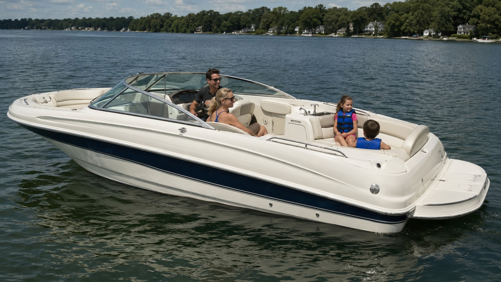 sea ray 260 sundeck family cockpit 08