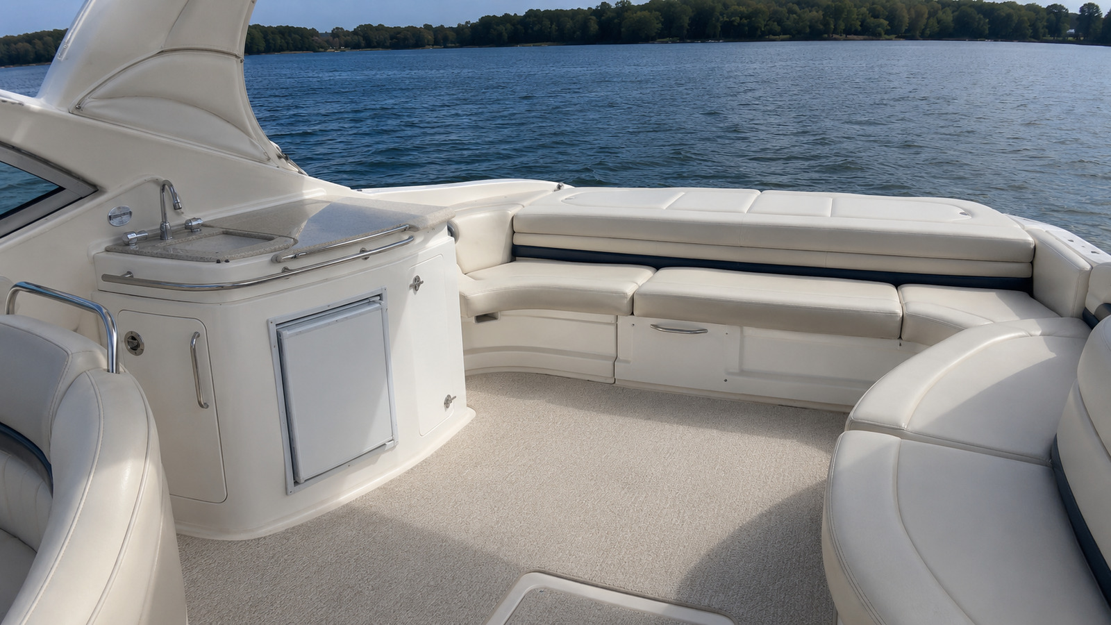 sea ray 260 sundeck transom seating 10