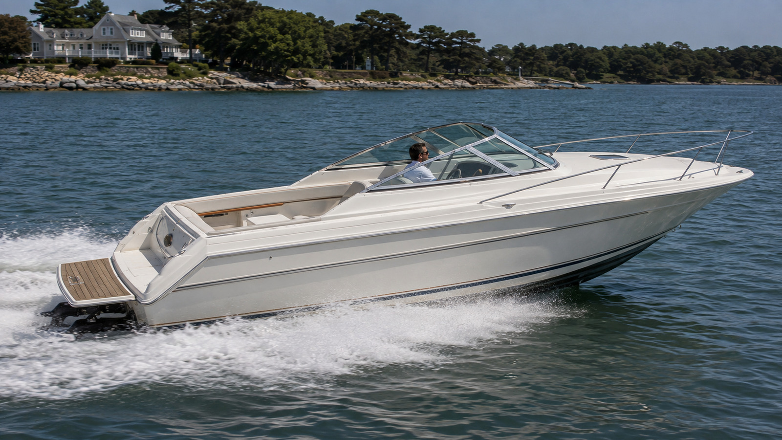 sea ray 260 weekender elevated underway 10