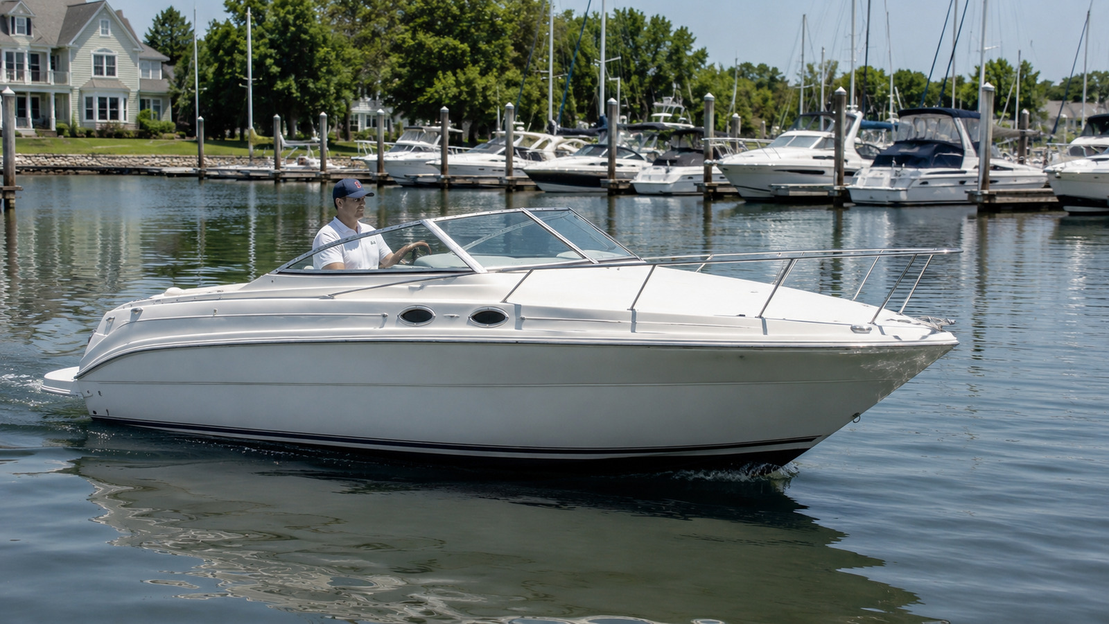 sea ray 260 weekender marina arrival 06
