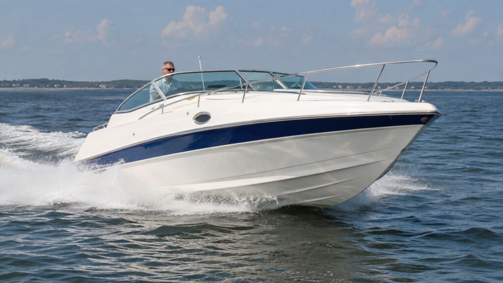 sea ray 270 express cruiser running hero 01