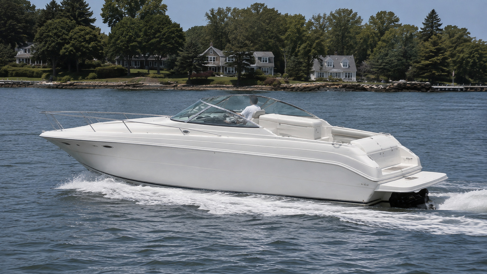 sea ray 270 weekender elevated underway 10