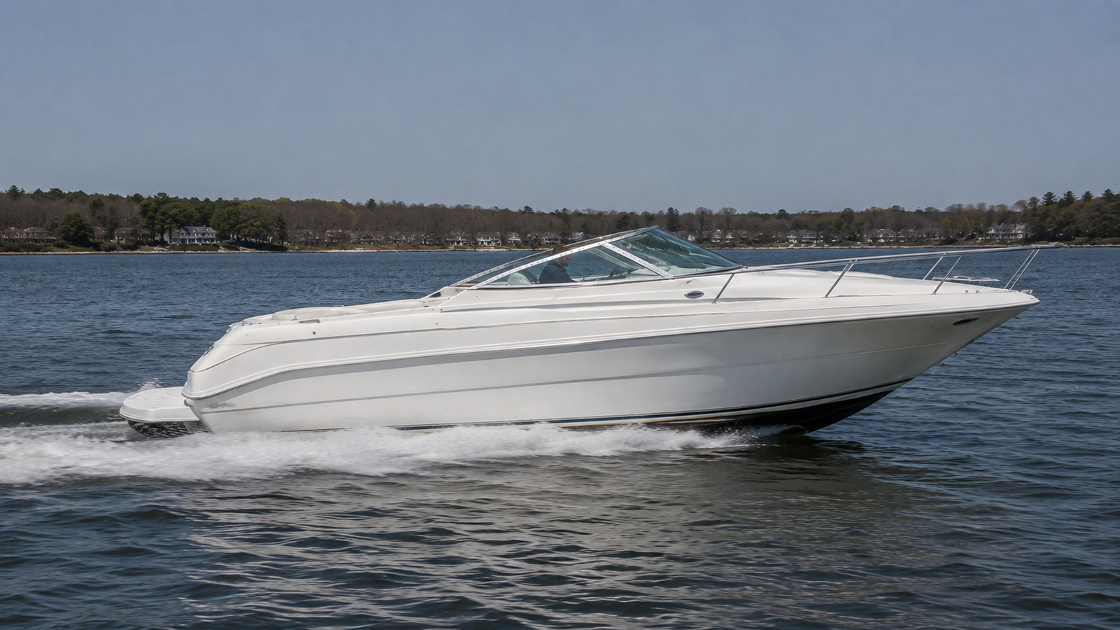sea ray 270 weekender side profile running 04