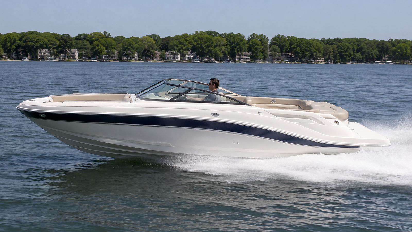 sea ray 280 sundeck side profile running 04