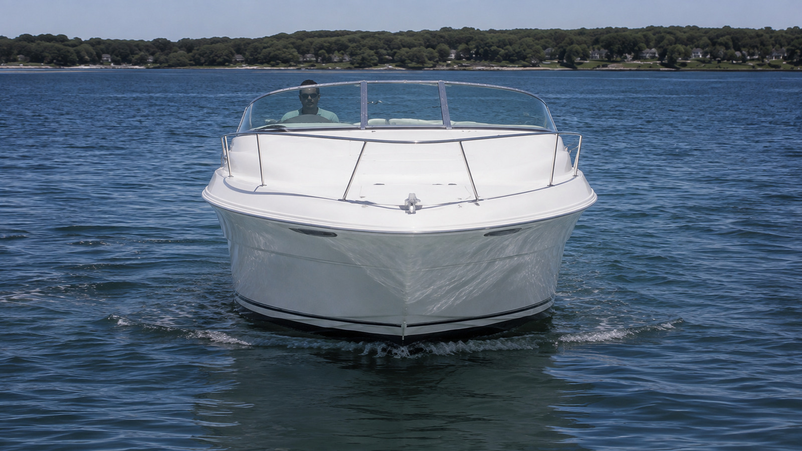 sea ray 280 weekender bow on cruising 05