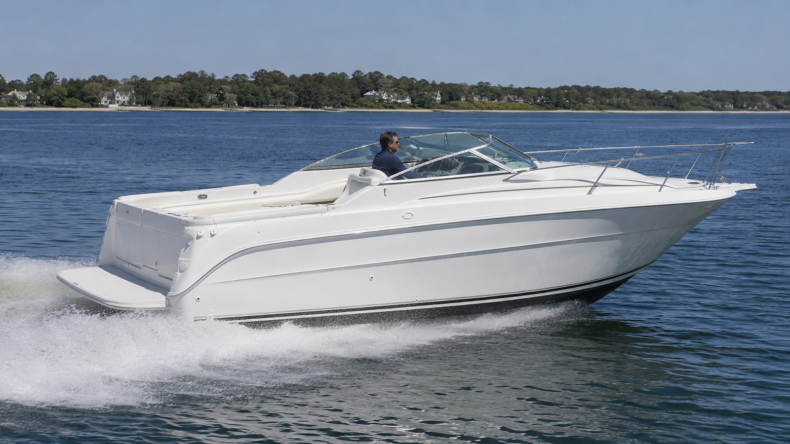 sea ray 280 weekender elevated underway 10