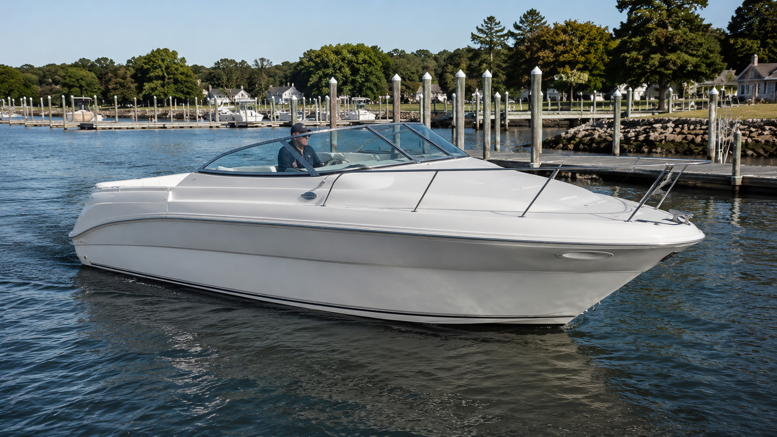 sea ray 280 weekender marina arrival 06
