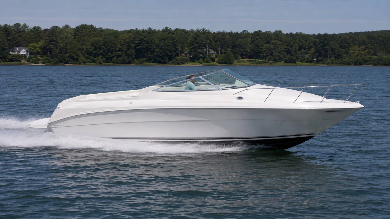 sea ray 280 weekender side profile running 04