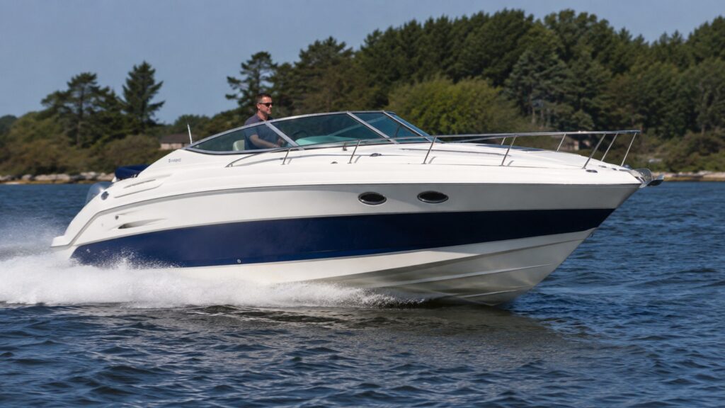 sea ray 290 express cruiser running hero 01