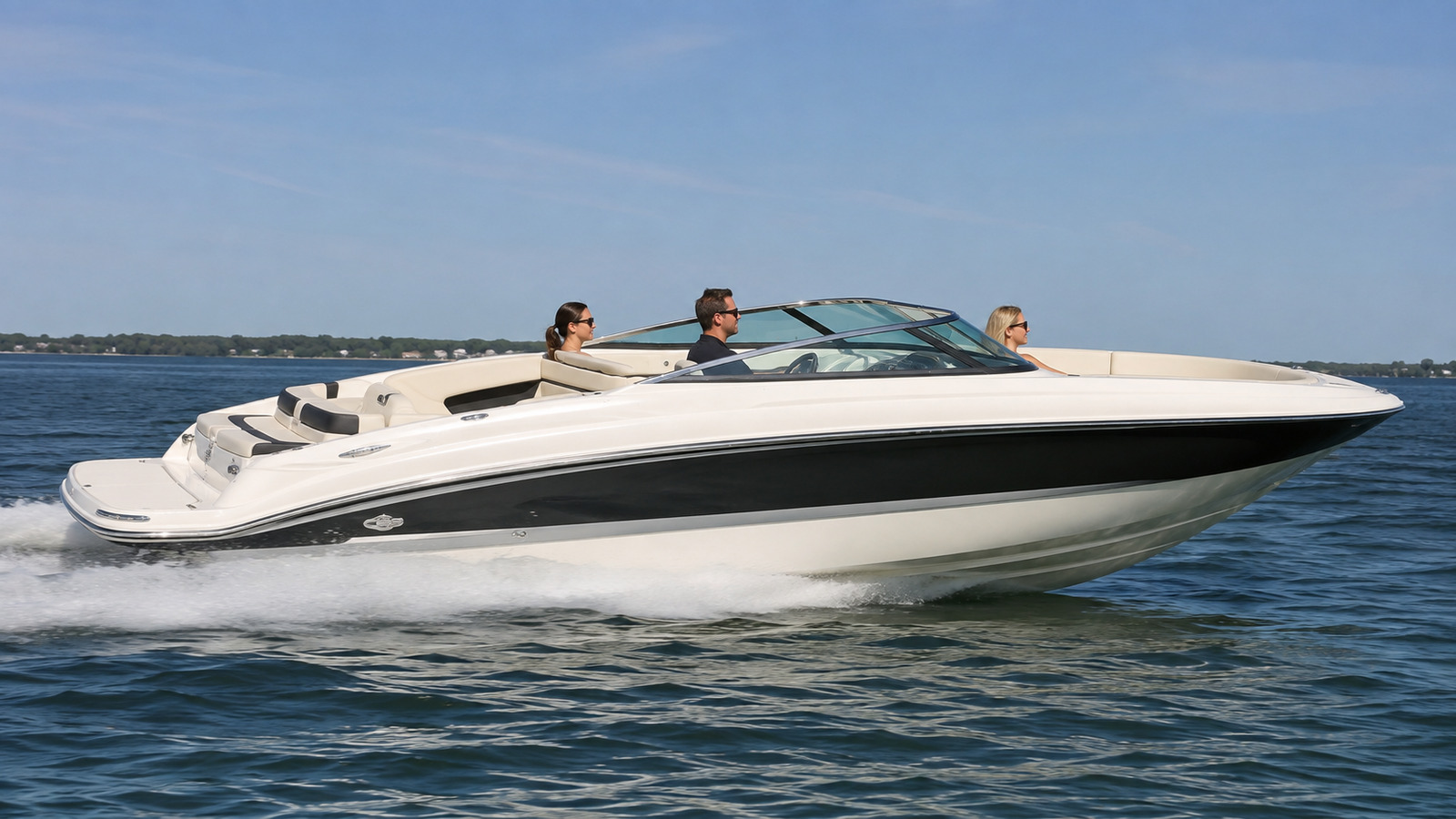 sea ray 290 select side profile running 04