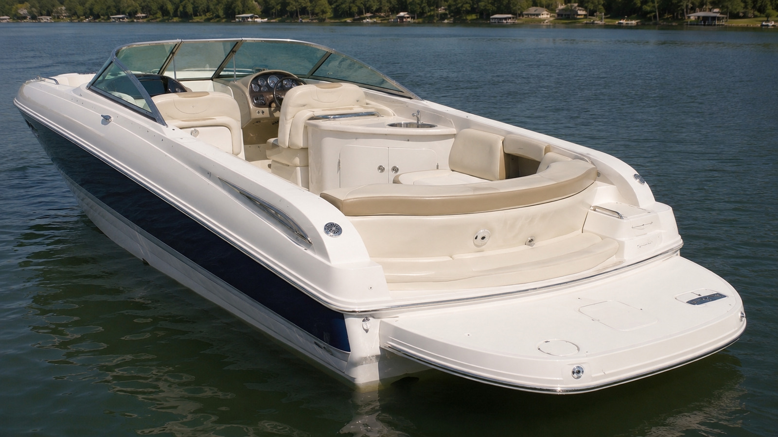 sea ray 290 sundeck transom seating 10