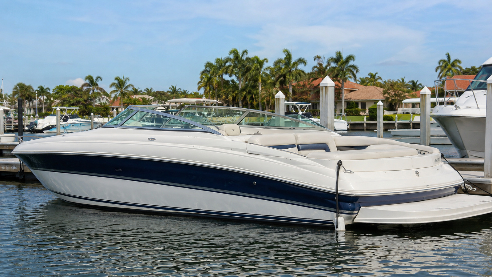 sea ray 300 select dockside profile 06