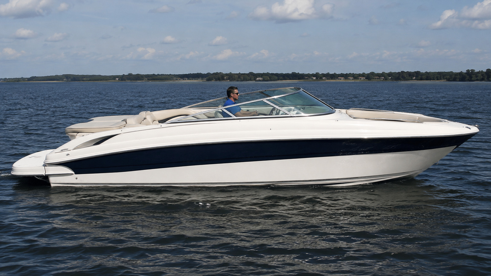sea ray 300 select side profile running 04