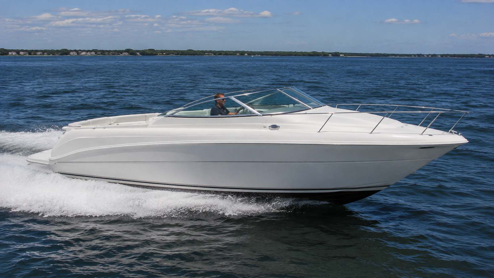 sea ray 300 weekender elevated underway 10