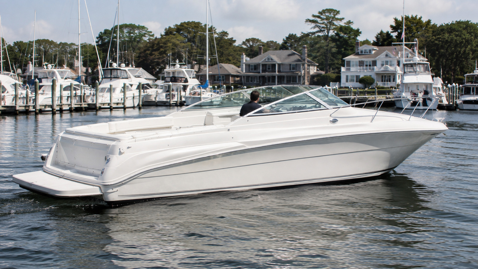 sea ray 300 weekender marina arrival 06