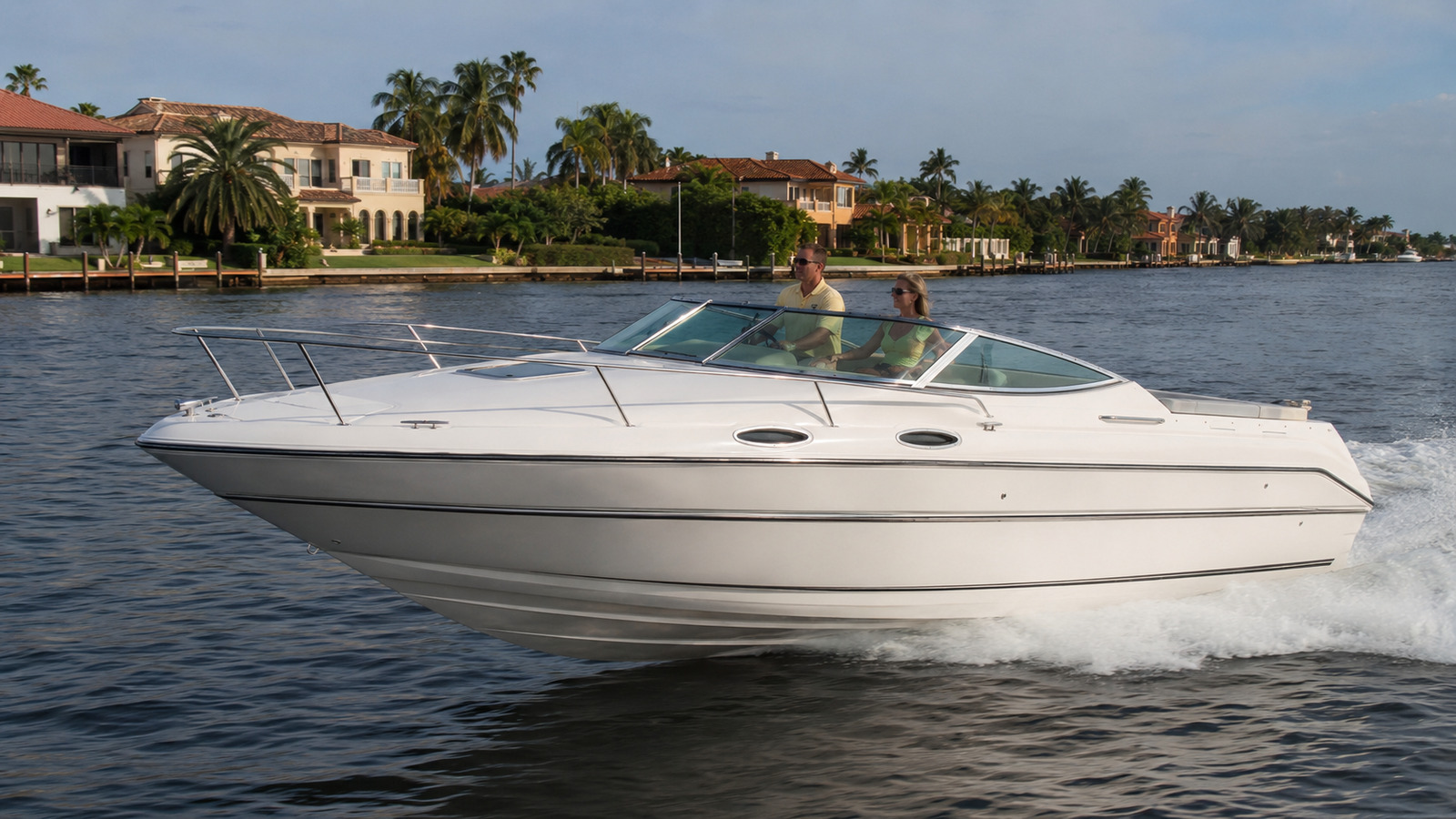 sea ray 300 weekender premium exterior hero 25