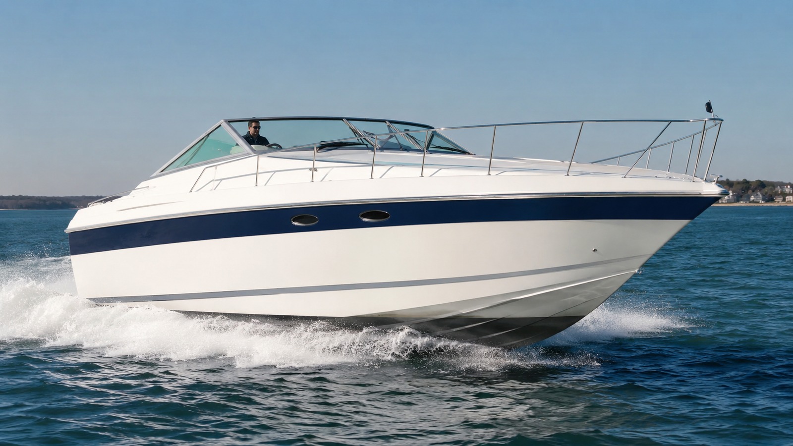 sea ray 310 express cruiser blue water running 25