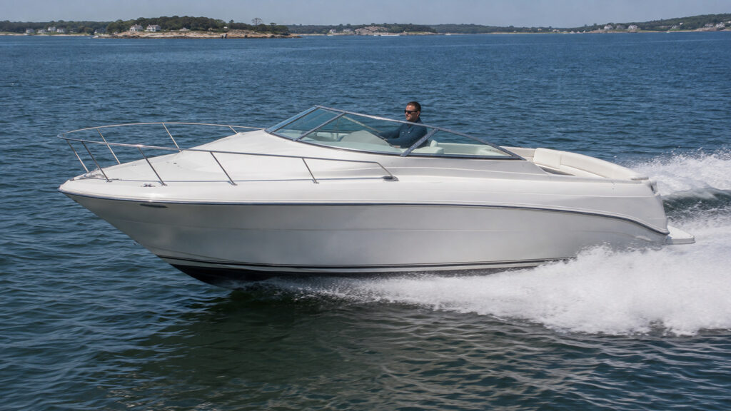 sea ray 310 weekender running hero 01