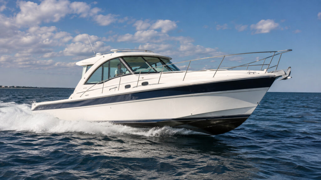 sea ray 340 amberjack offshore running 01