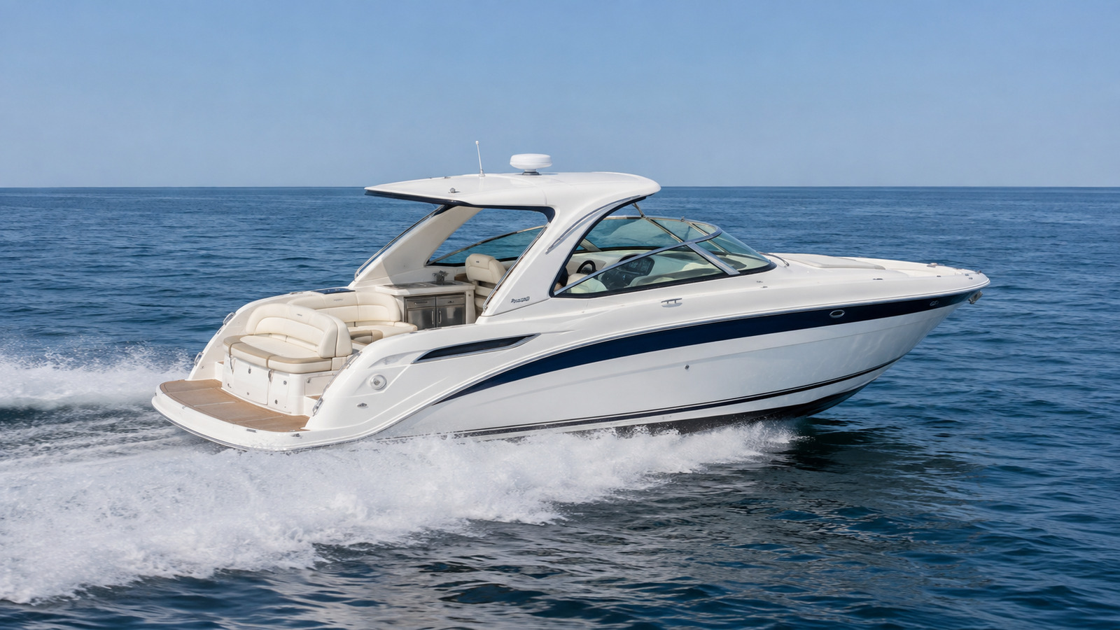 sea ray 340 express cruiser blue water running 25