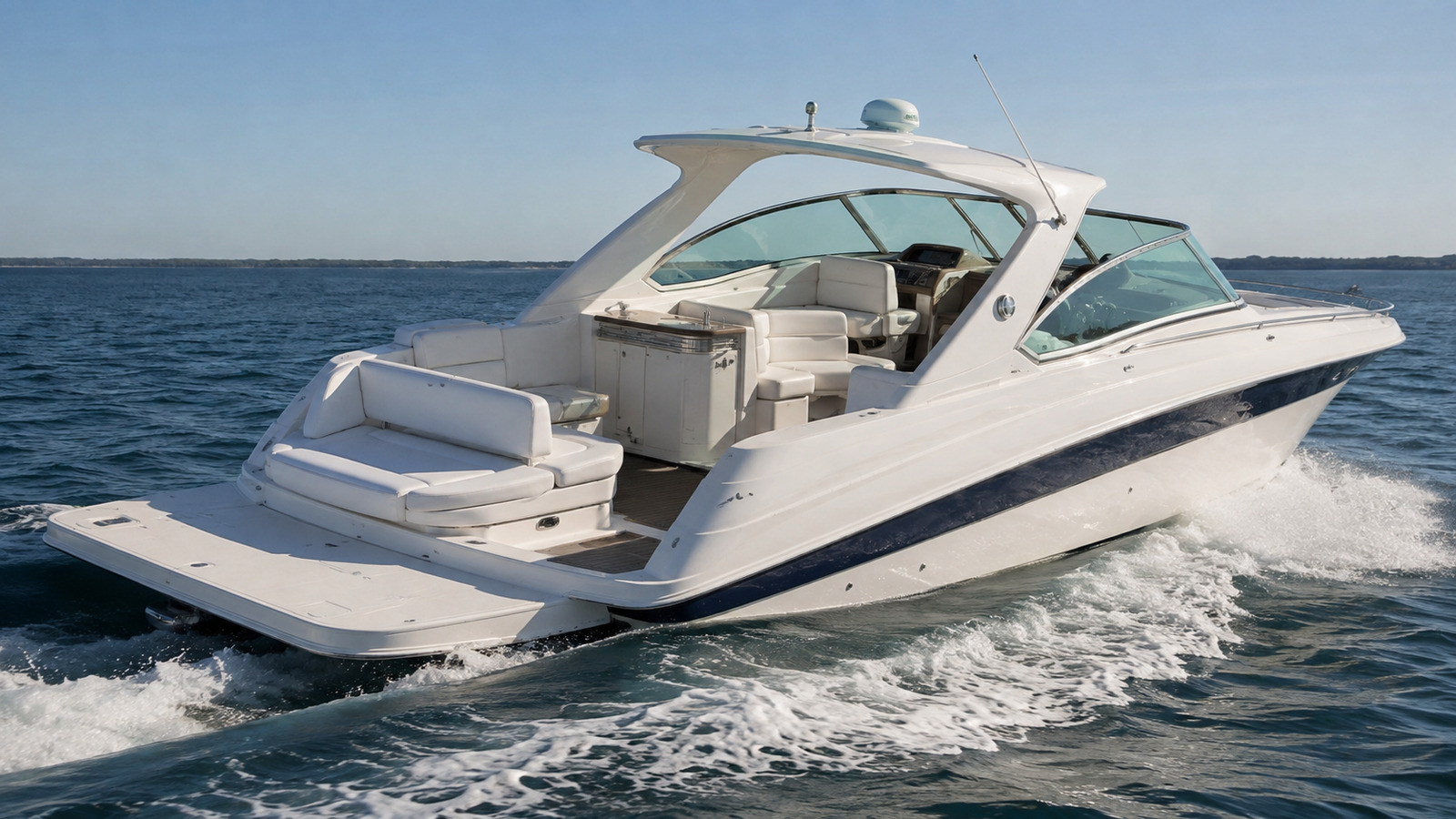 sea ray 340 express cruiser cockpit wide 07
