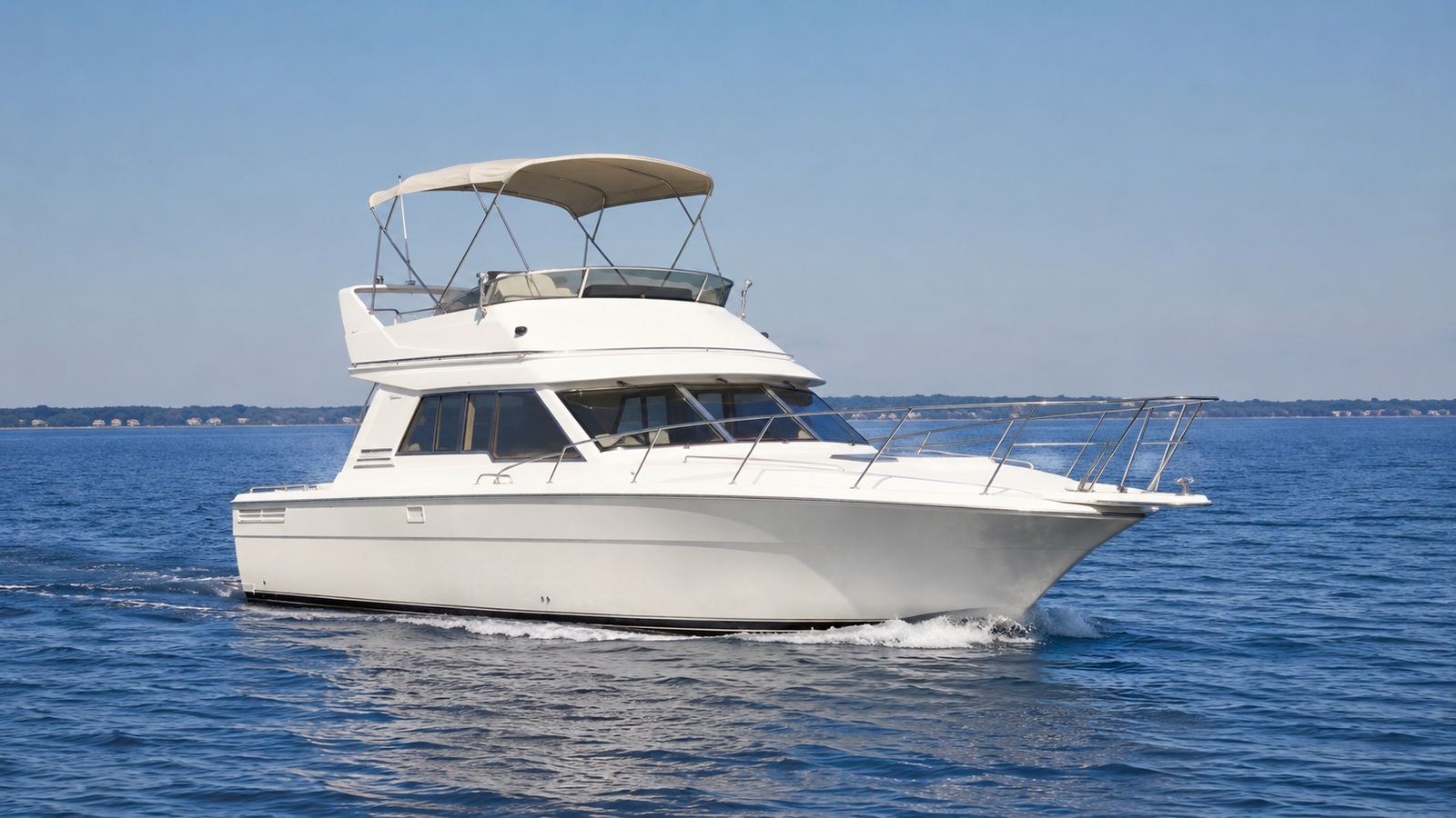 sea ray 340 sedan bridge premium exterior hero 25