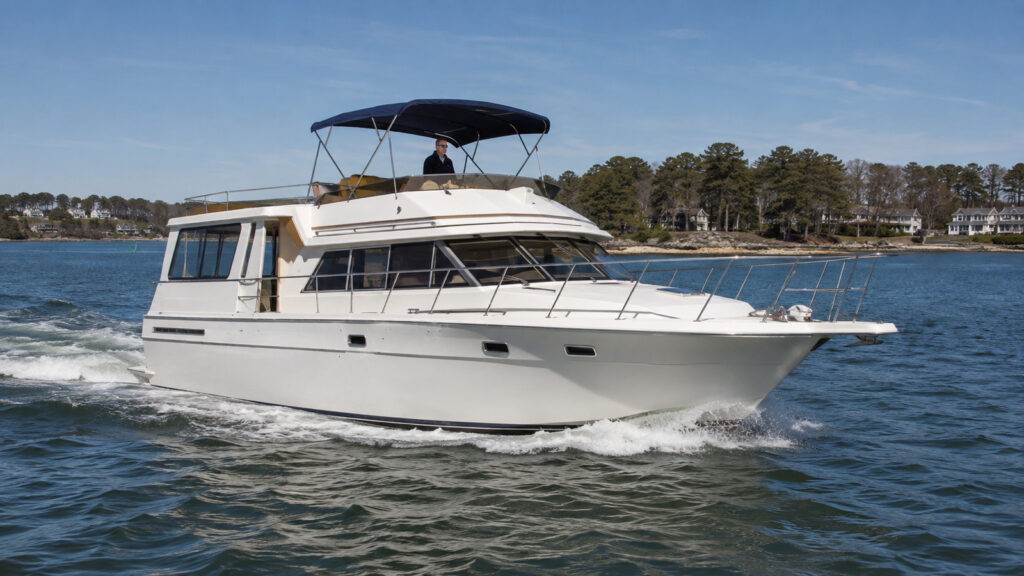 sea ray 360 aft cabin hero exterior running 01