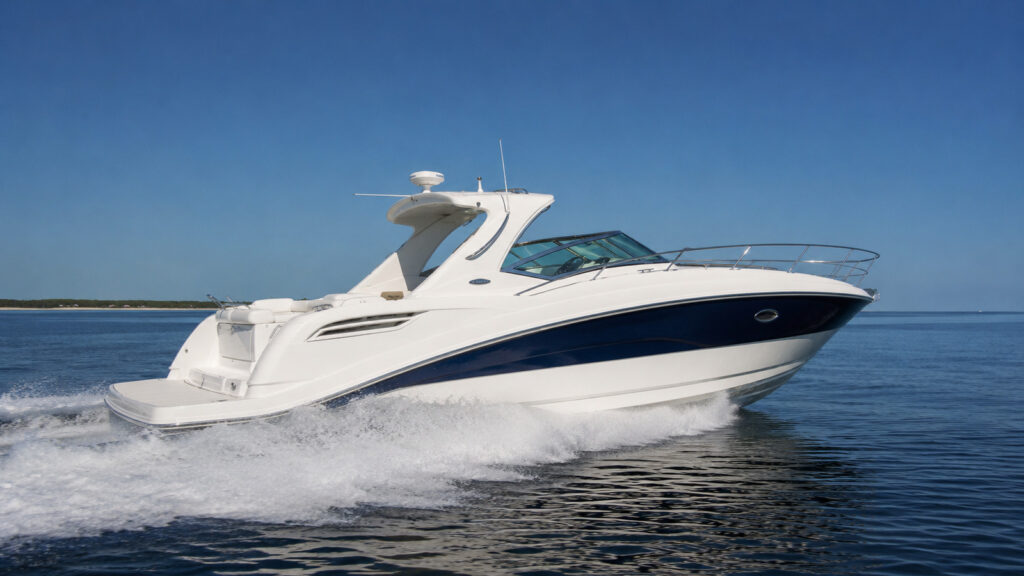 sea ray 370 express cruiser running hero 01