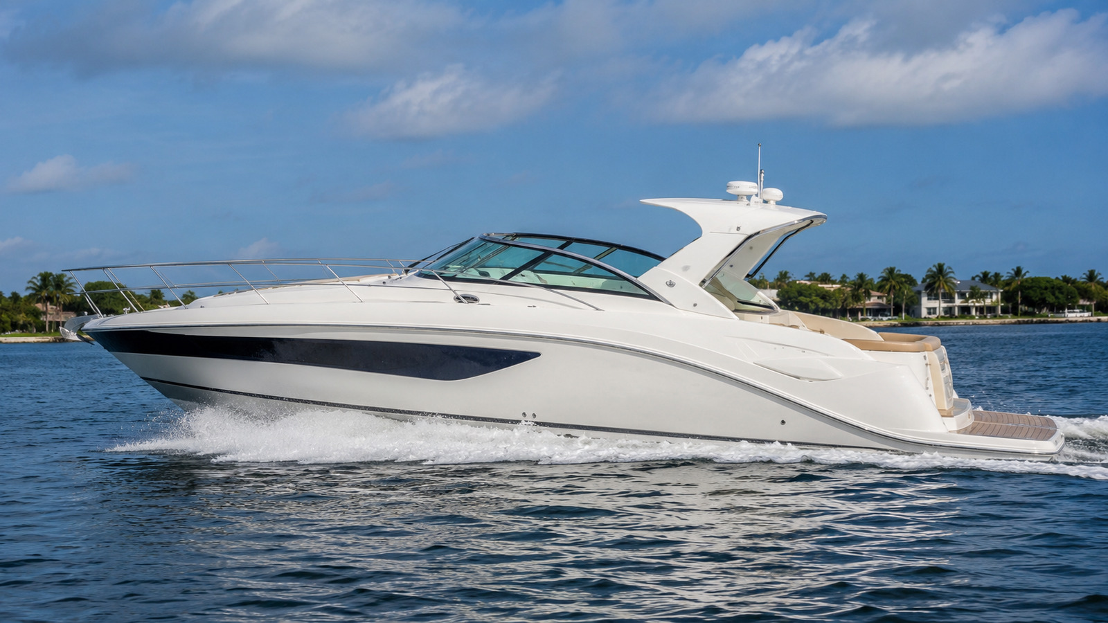sea ray 370 express cruiser running profile 04