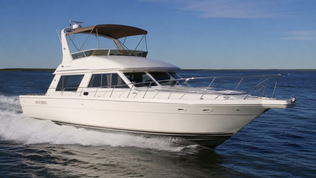 sea ray 370 sedan bridge running hero 01