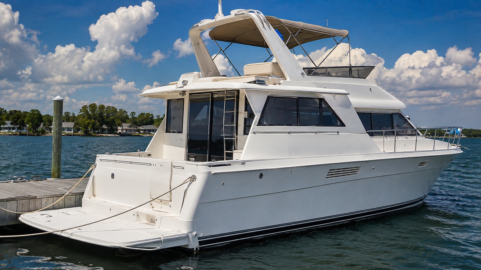 sea ray 370 sedan bridge swim platform 10