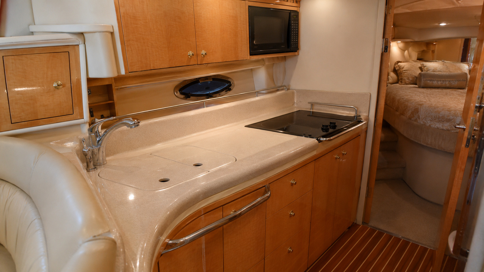 sea ray 380 aft cabin galley detail 01