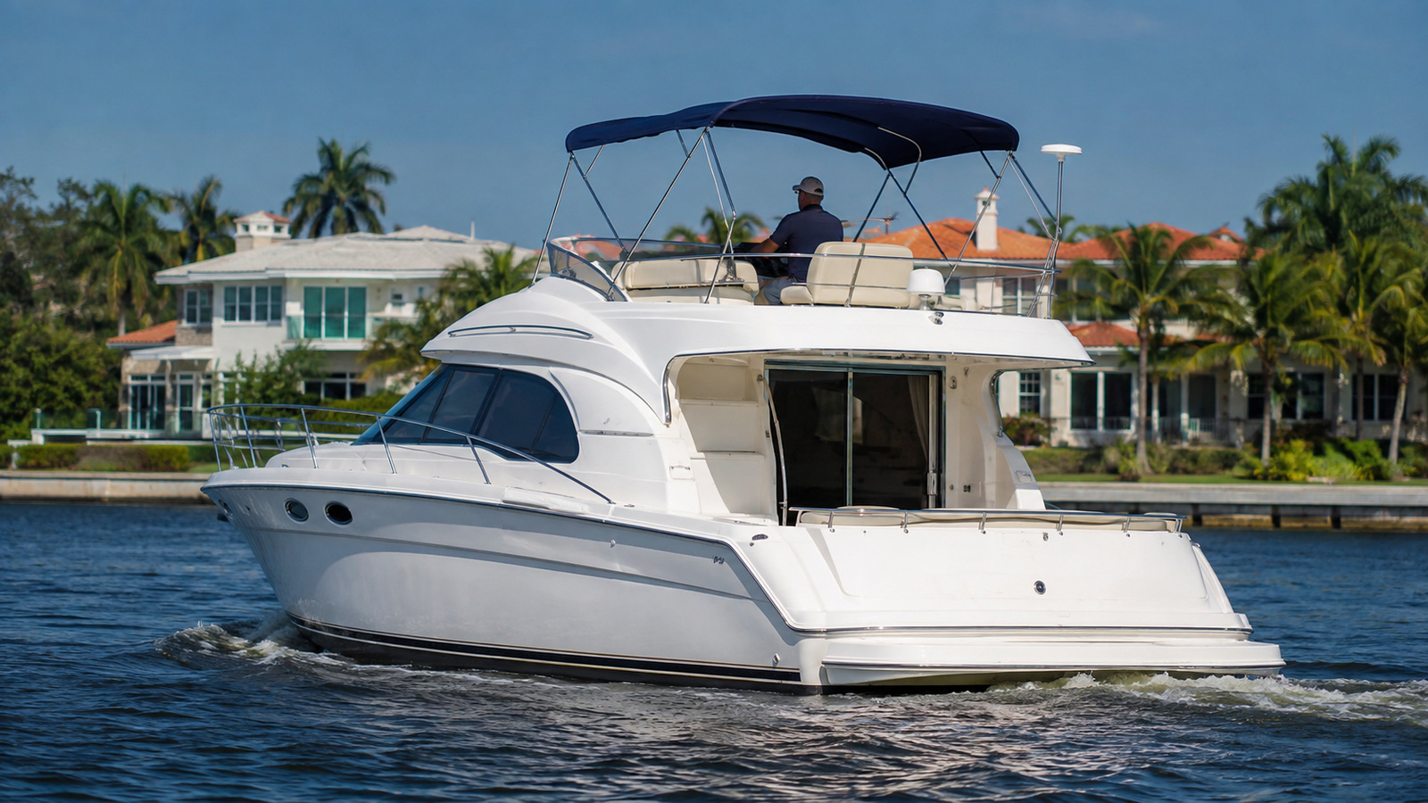 sea ray 380 aft cabin waterfront cruising 01