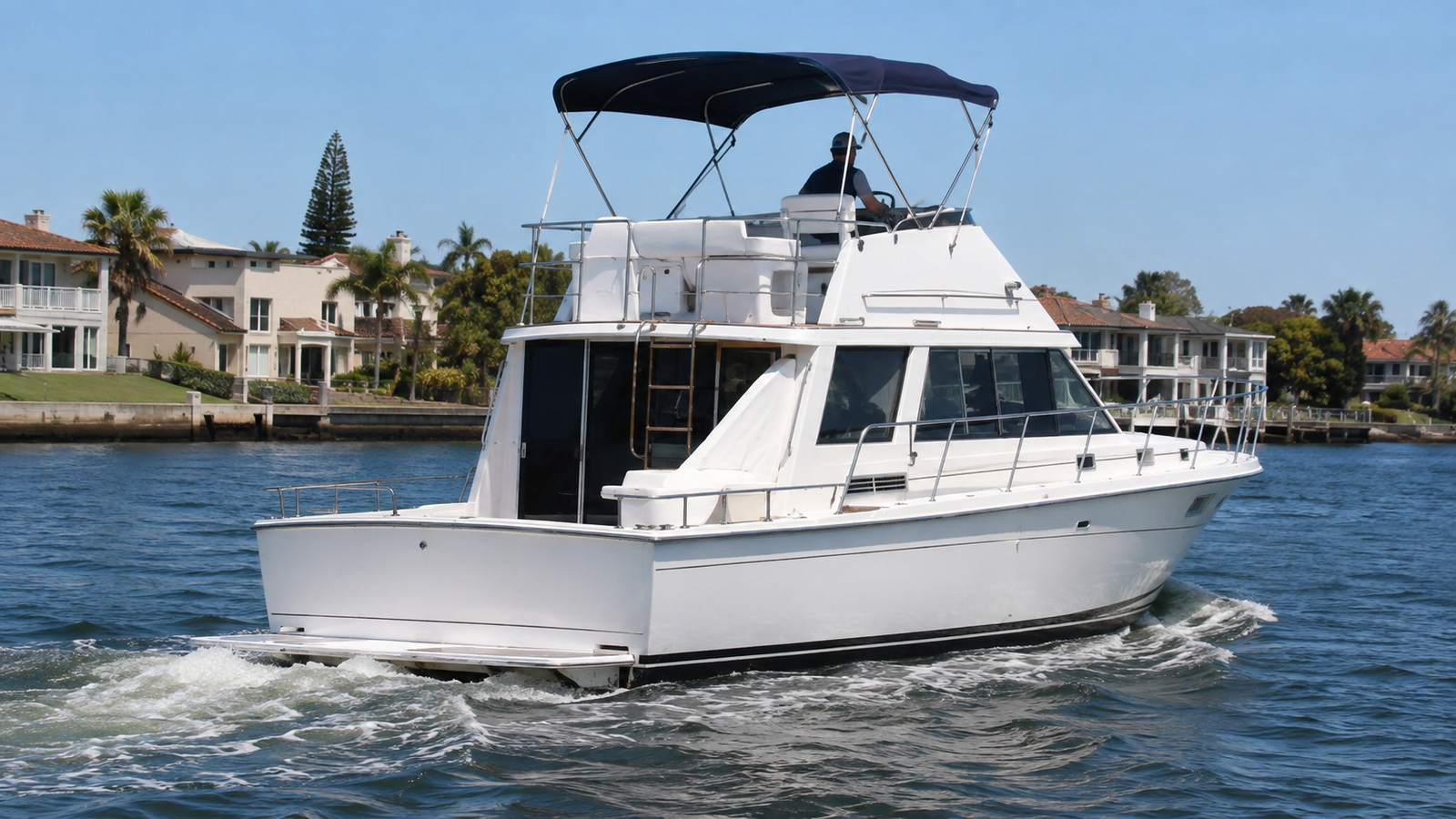 sea ray 390 aft cabin waterfront cruising 01