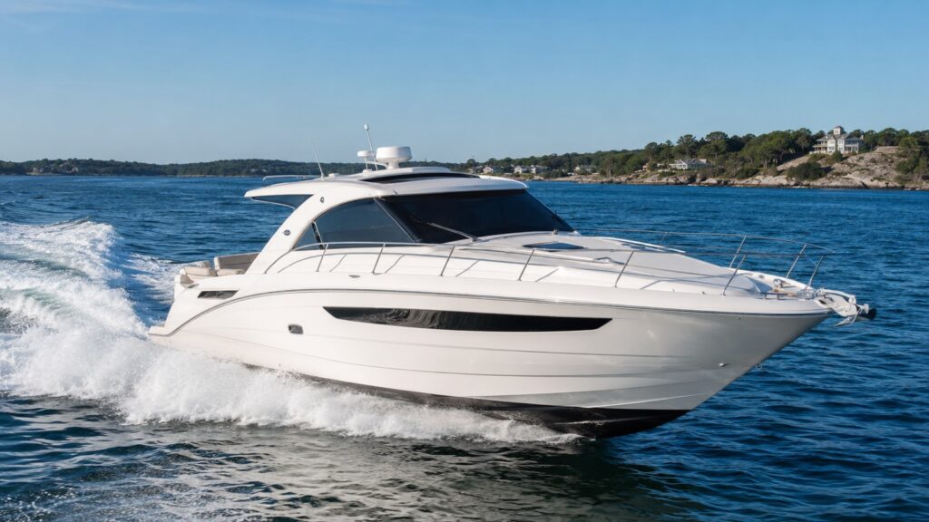 sea ray 390 sport yacht high speed running hero 01