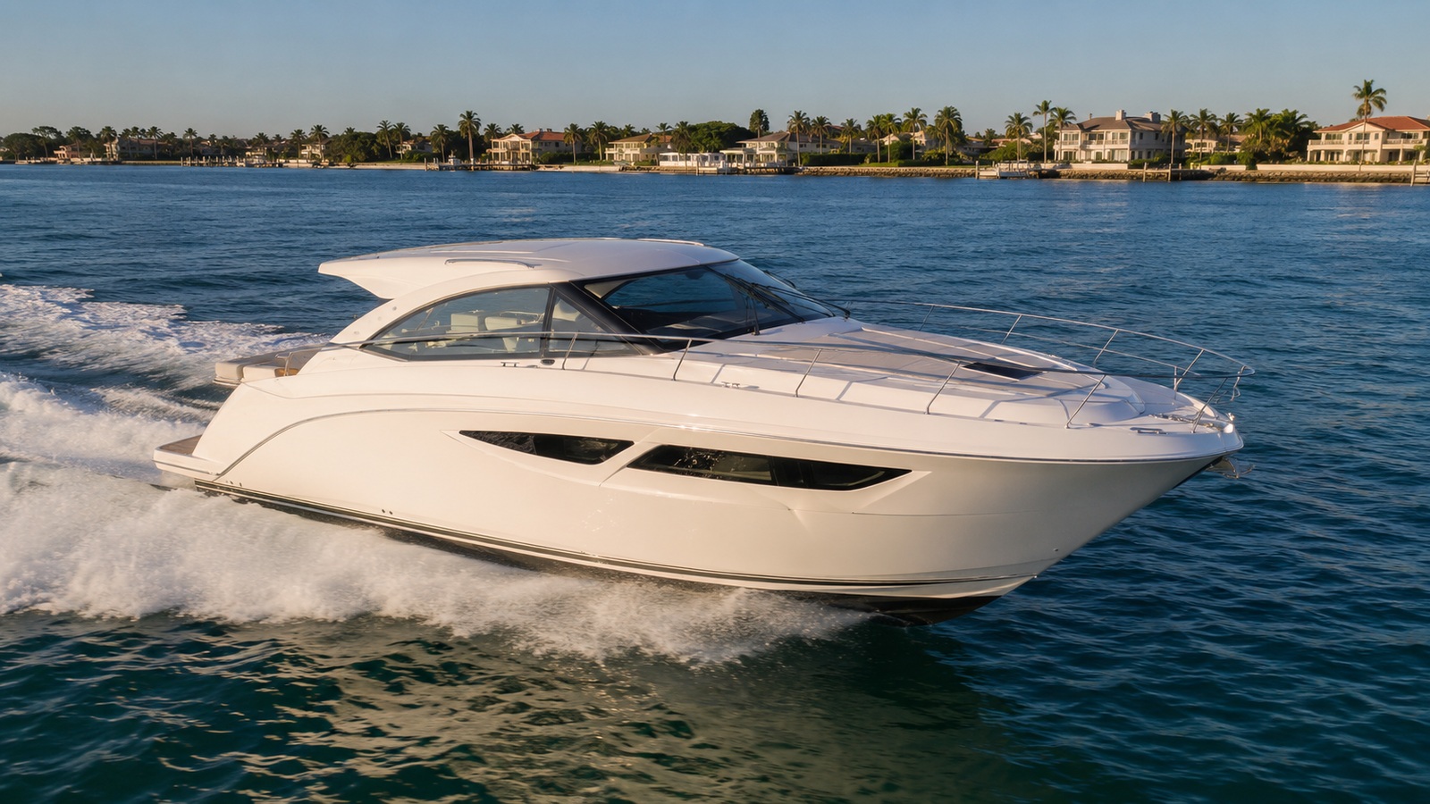 sea ray 390 sport yacht premium exterior hero 25