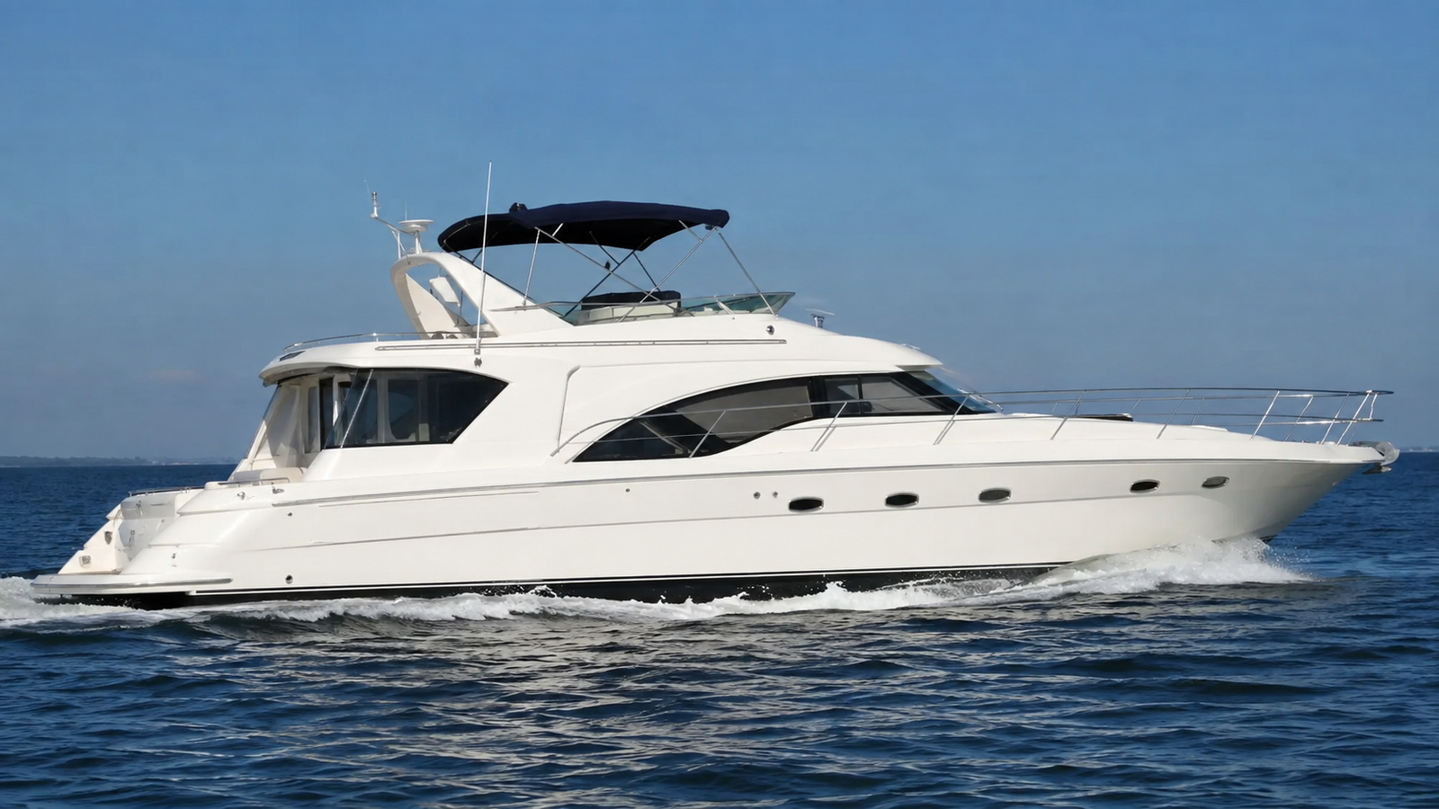sea ray 400 aft cabin side profile running 01