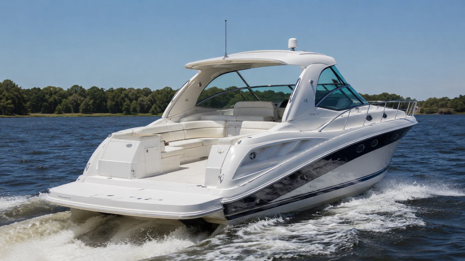 sea ray 400 express cruiser cockpit wide 07