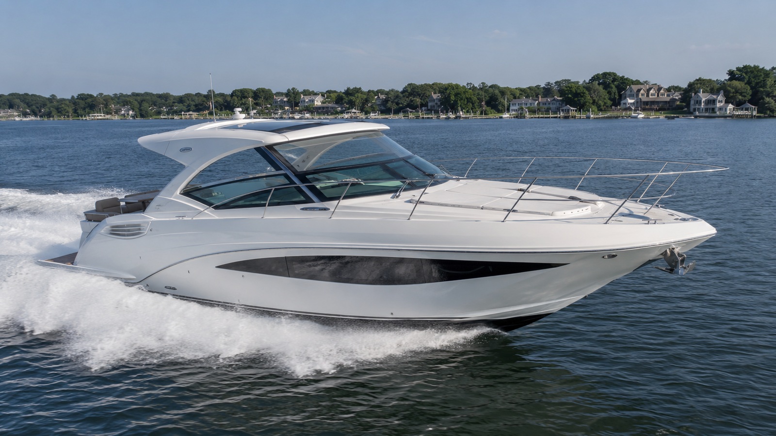 sea ray 400 sport yacht premium exterior hero 25