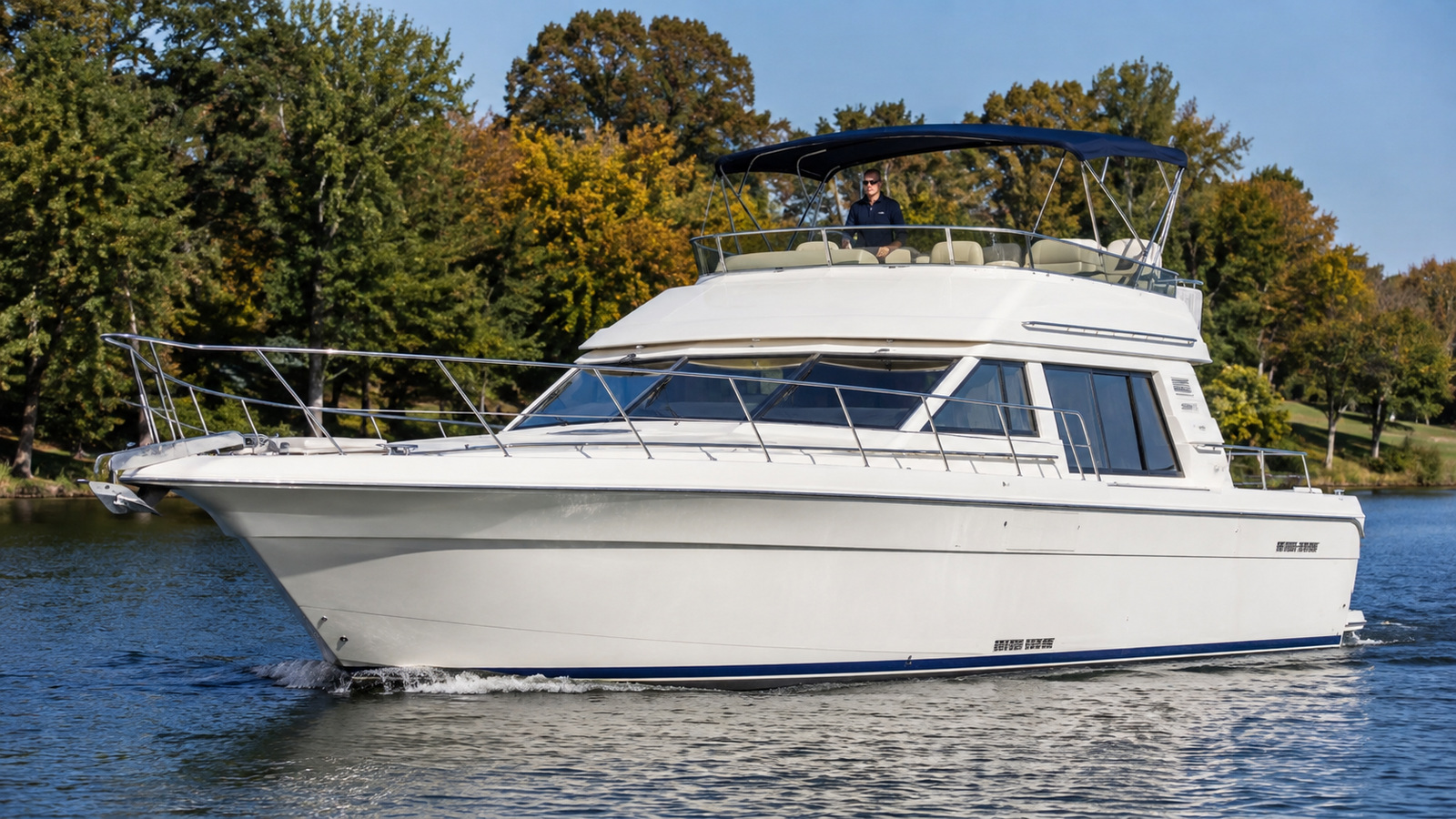 sea ray 420 aft cabin marina arrival 01