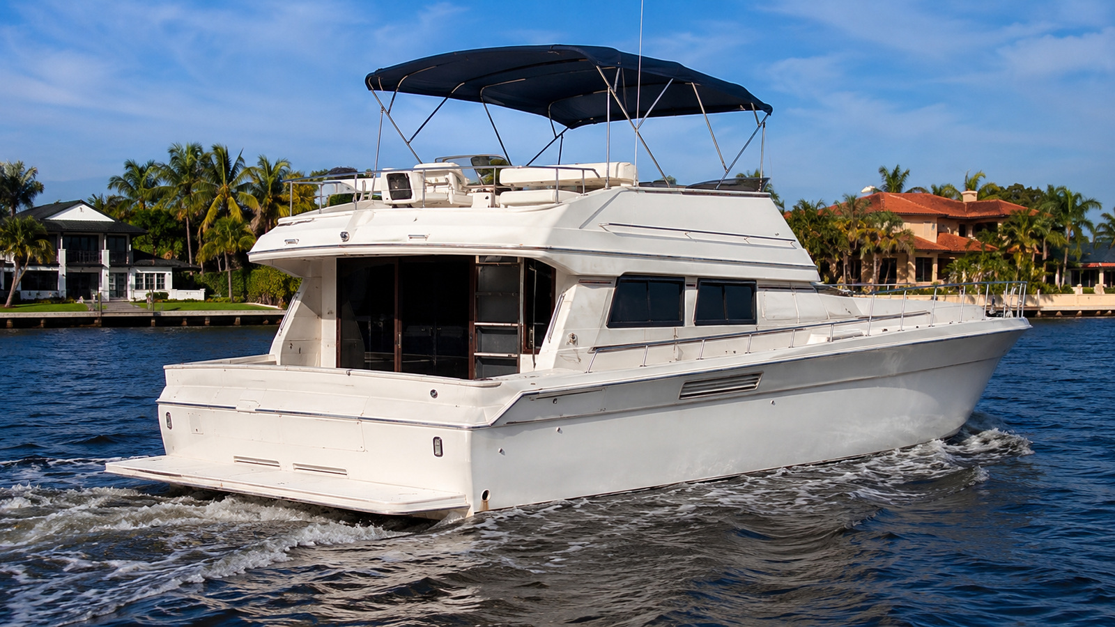 sea ray 420 aft cabin waterfront cruising 01