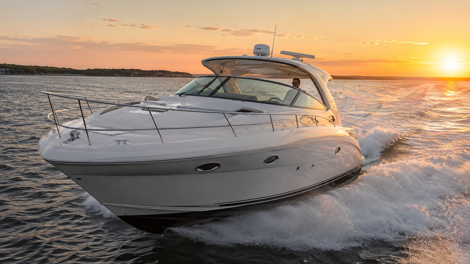 sea ray 420 sport yacht premium exterior hero 25