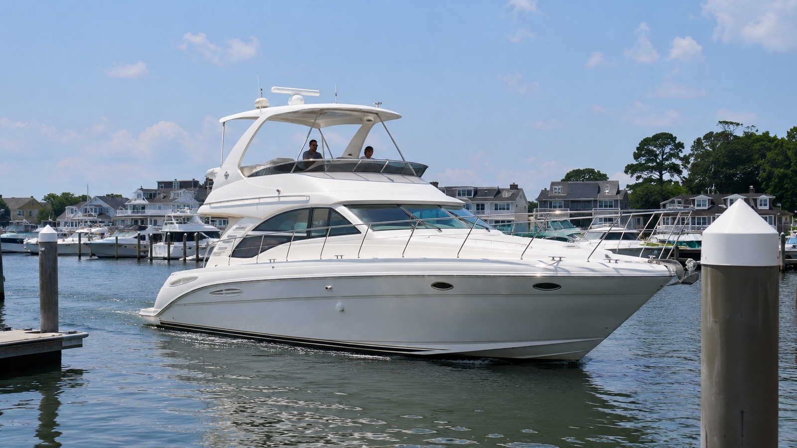 sea ray 450 sedan bridge marina arrival 06