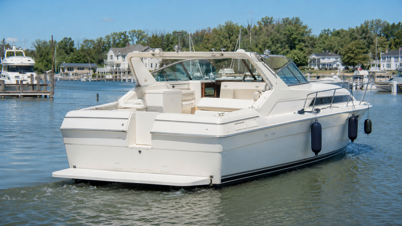 sea ray 460 express cruiser marina arrival 15
