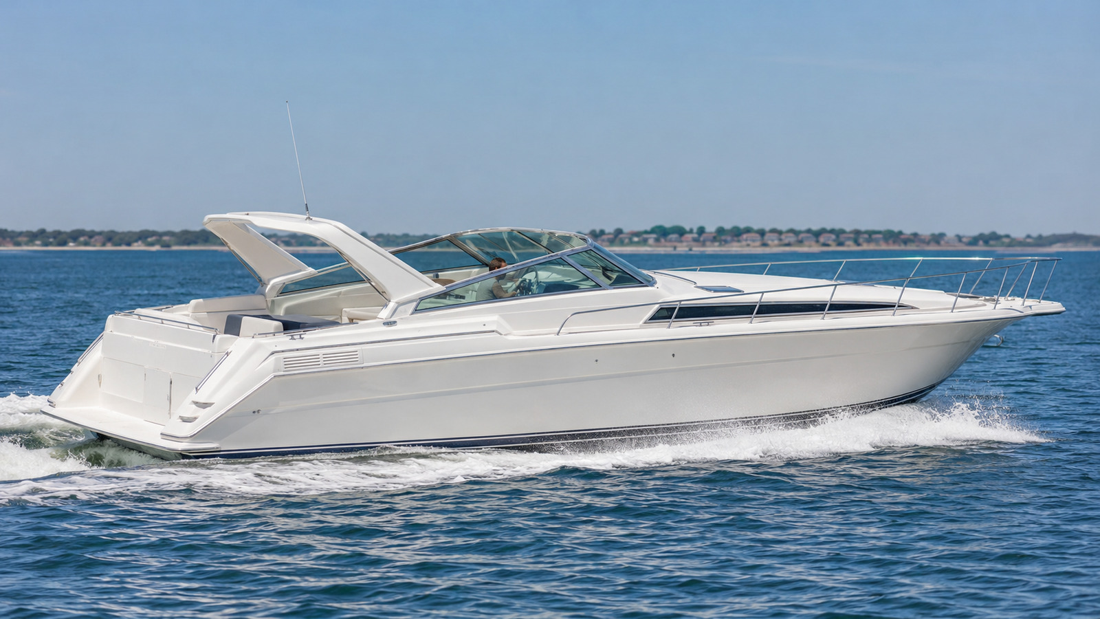 sea ray 460 express cruiser running profile 04