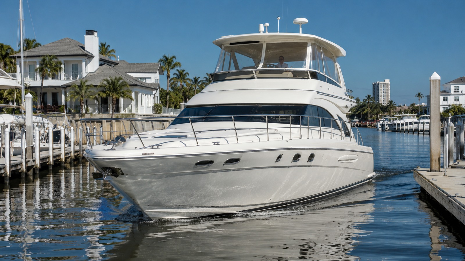 sea ray 480 sedan bridge marina arrival 06
