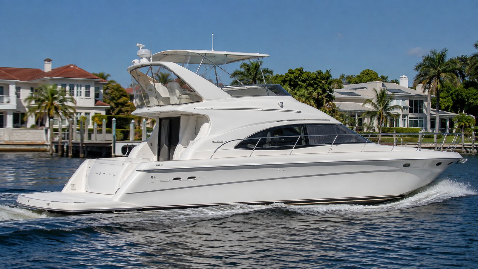 sea ray 480 sedan bridge waterfront cruising 10